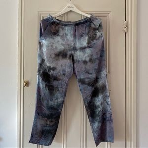 Raquel Allegra Silk tie-dye trousers pants 1 / sml